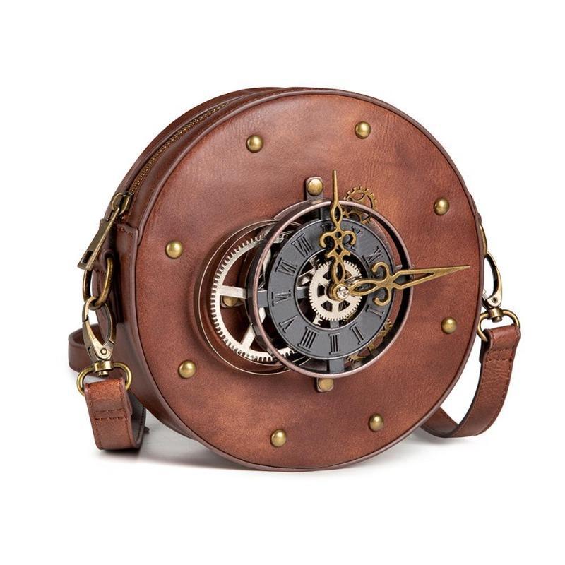 Sac à main à l’esthétique steampunk