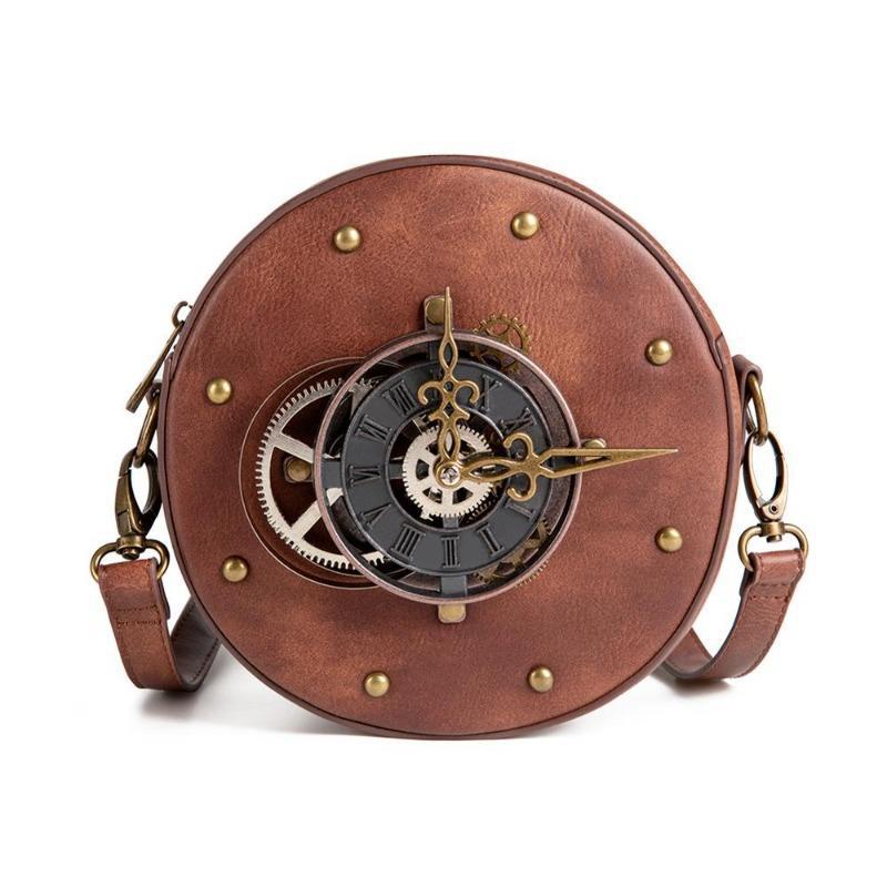 Sac à main au design steampunk