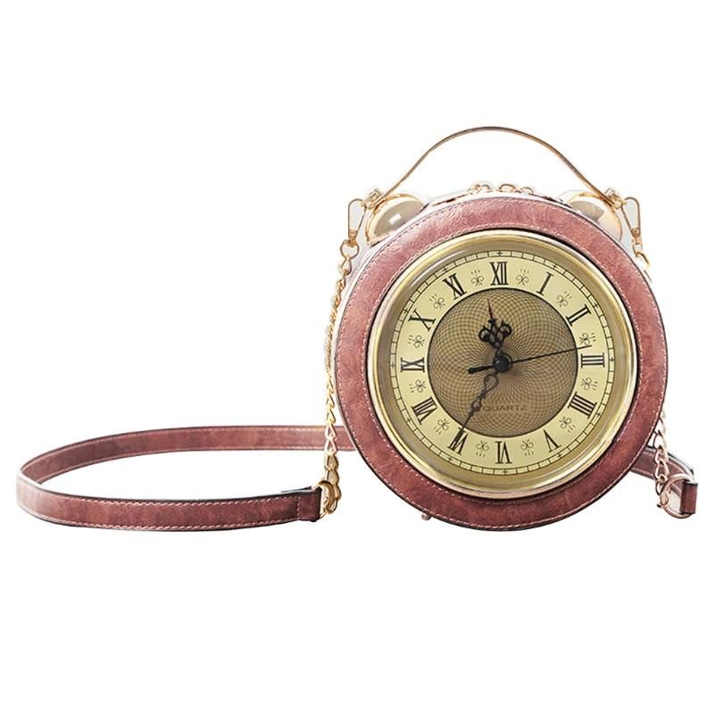Sac à main style horloge