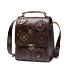 Sac bandoulière d’inspiration steampunk