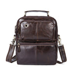 Sac bandoulière vintage en cuir pour homme