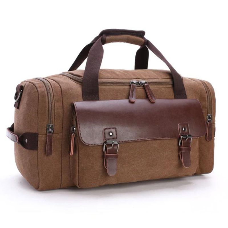 Sac de voyage en toile rétro