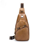 Sac en cuir de poitrine pour homme