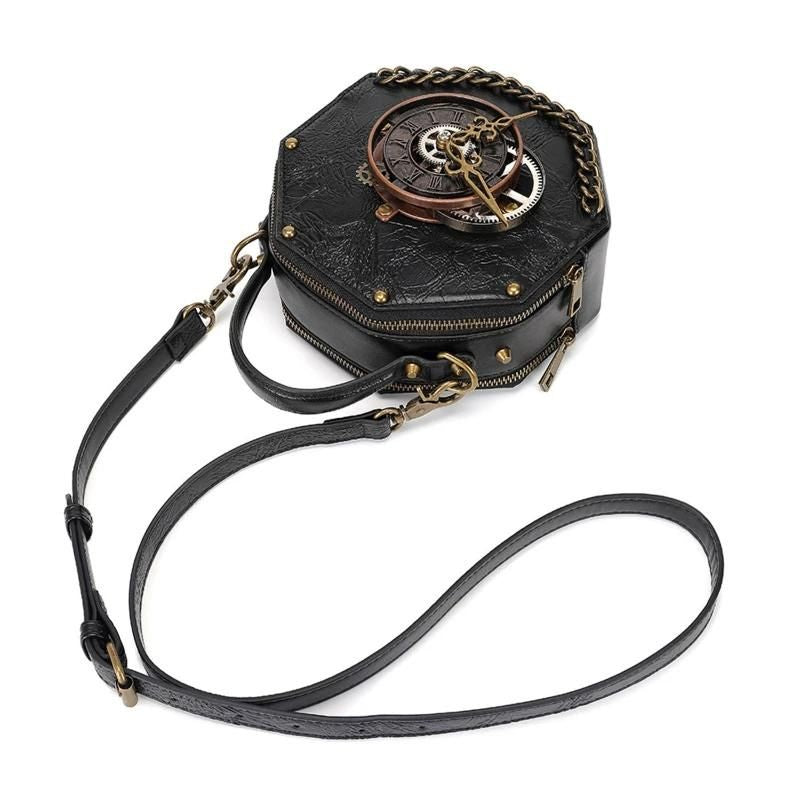 Sac féminin à main esprit steampunk