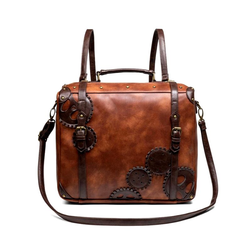 Sac steampunk en simili PU