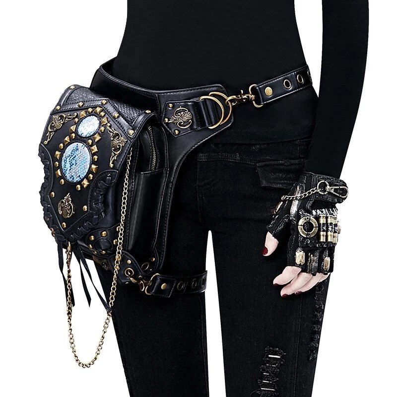 Sacoche à esthétique cyberpunk