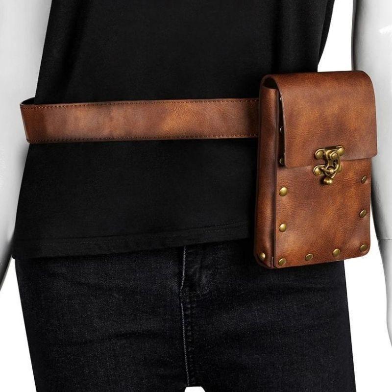 Sacoche d’inspiration steampunk