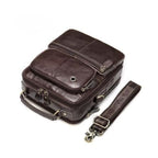 Sacoche en cuir vintage à bandoulière pour homme