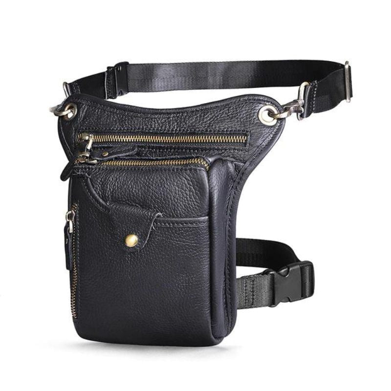 Sacoche homme vintage à bandoulière en cuir