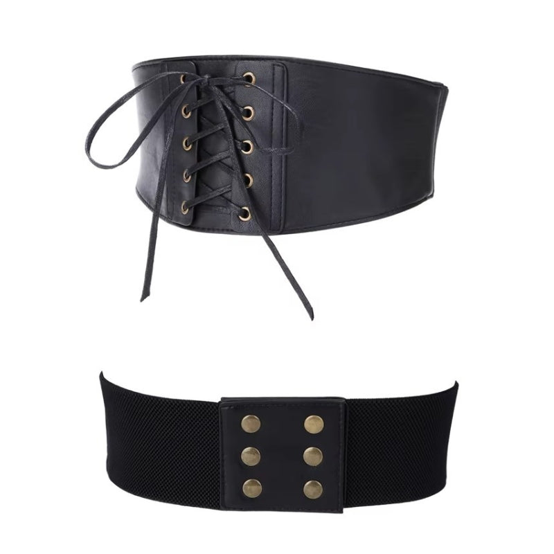 Serre-taille ceinture steampunk en simili PU