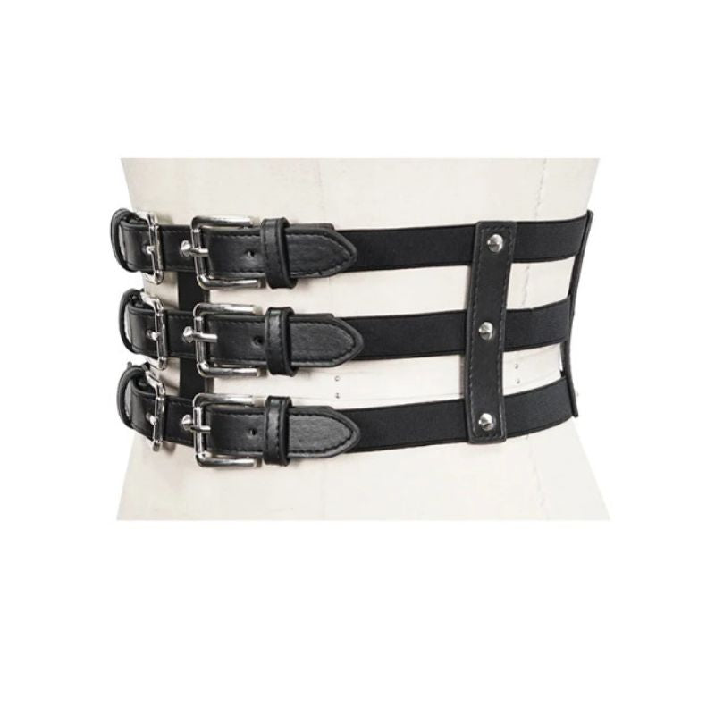 Serre-taille gothique en forme de ceinture femme