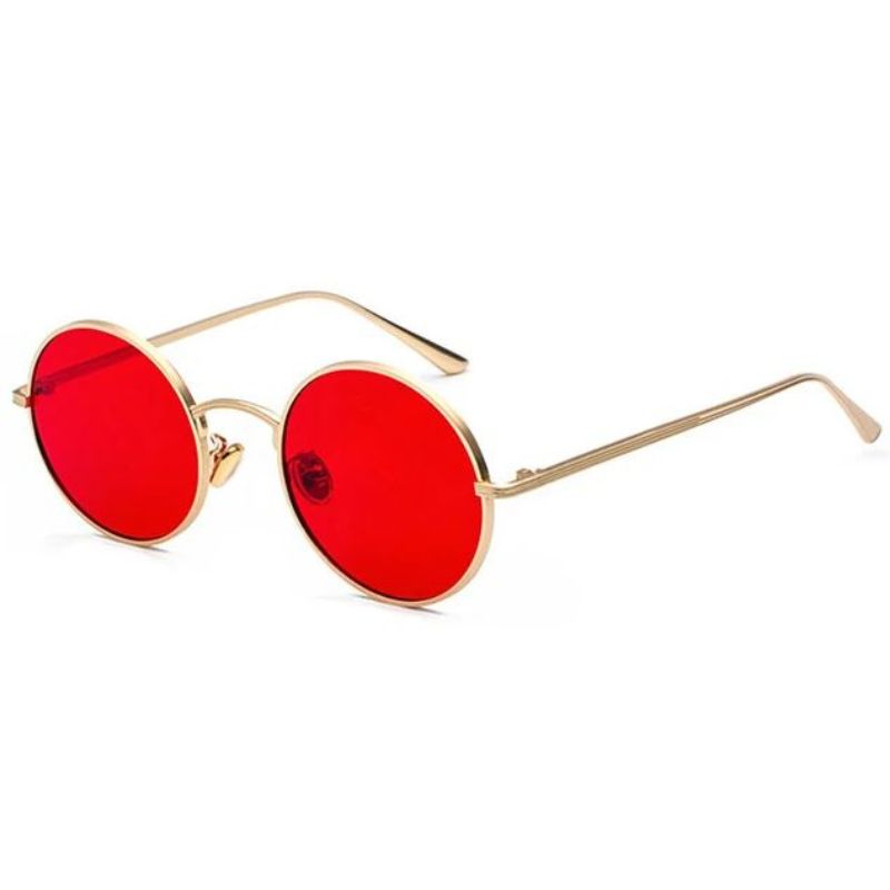 Style steampunk vintage pour lunettes solaires rondes