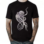 T-shirt à motif poulpe