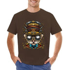 T-shirt au style steampunk pour homme
