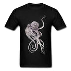 T-shirt décoré d’un poulpe