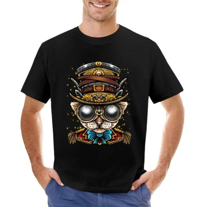 T-shirt homme de style steampunk