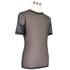 T-shirt pour homme à effet transparent