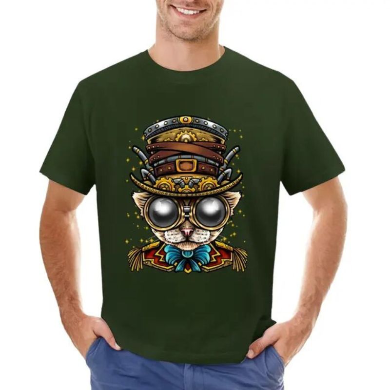 T-shirt steampunk destiné aux hommes