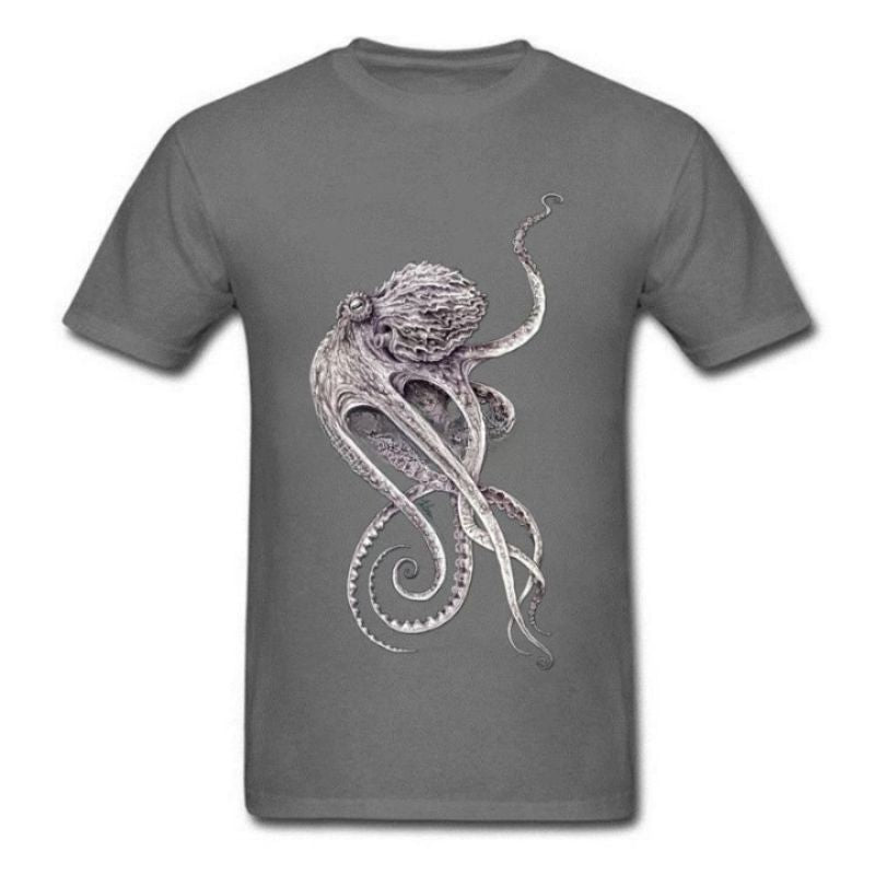 T-shirt sur le thème du poulpe