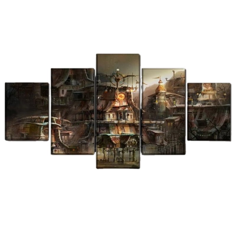 Tableau de paysage fantastique
