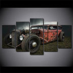 Tableau de voiture au style vintage