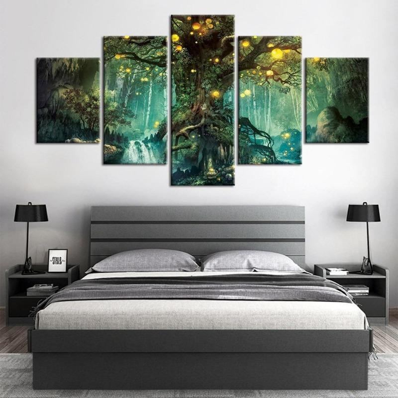 Tableau XXL représentant l’arbre de vie