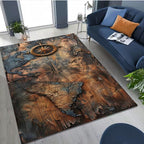 Tapis au design steampunk