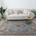 Tapis de salon au style victorien