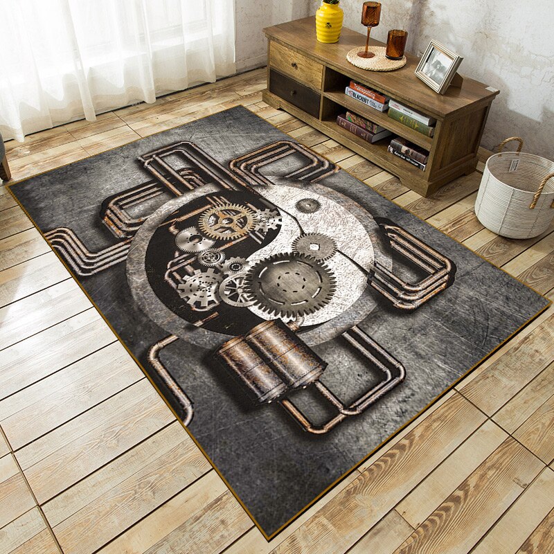 Tapis de style steampunk