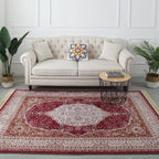Tapis salon d’inspiration victorienne