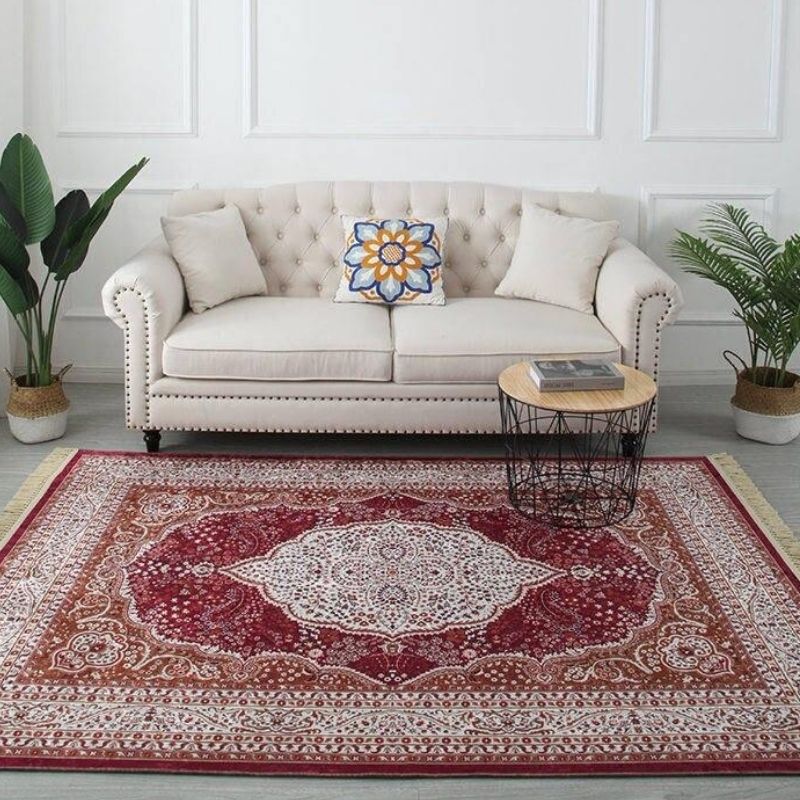 Tapis salon d’inspiration victorienne