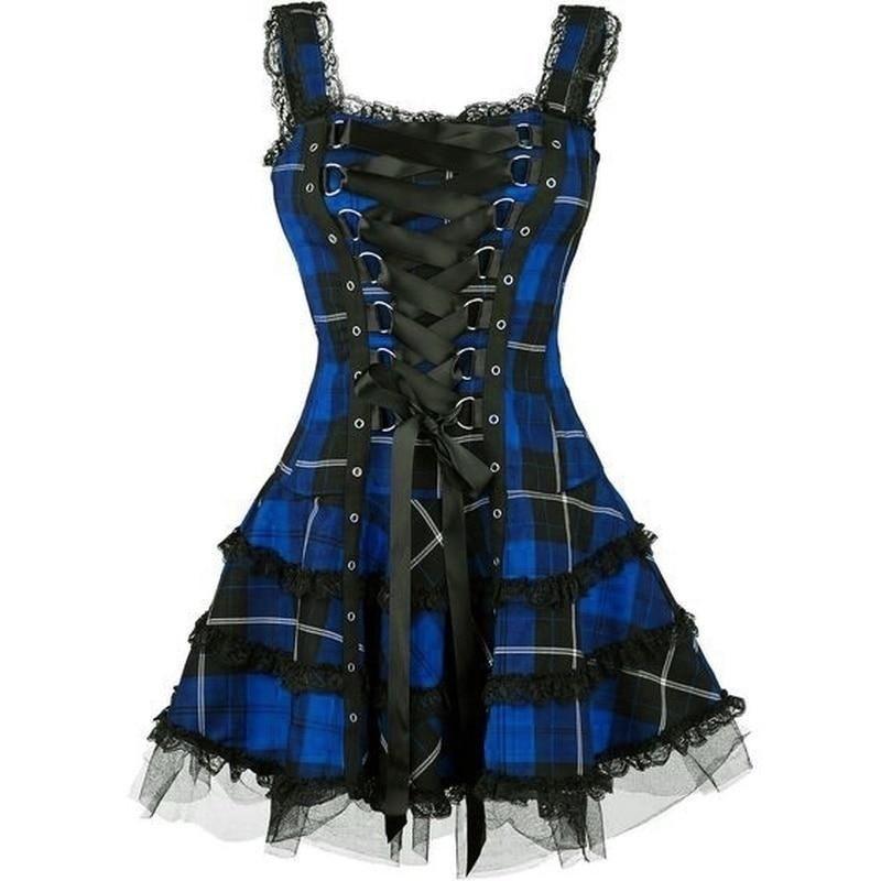 Tenue gothique écossaise façon Steampunk