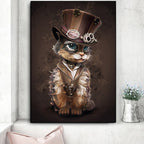 Toile de style steampunk