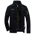 Veste aviateur en jean