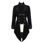 Veste de style gothique en velours homme