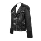 Veste décadente aux influences gothique et punk