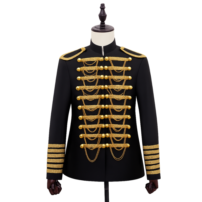 Veste d’inspiration militaire steampunk