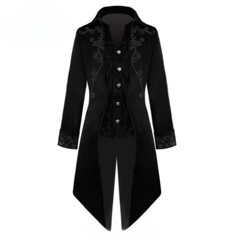 Veste d’inspiration steampunk en redingote gothique