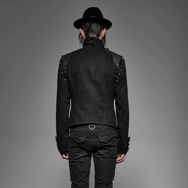 Veste d’officier homme au style gothique militaire