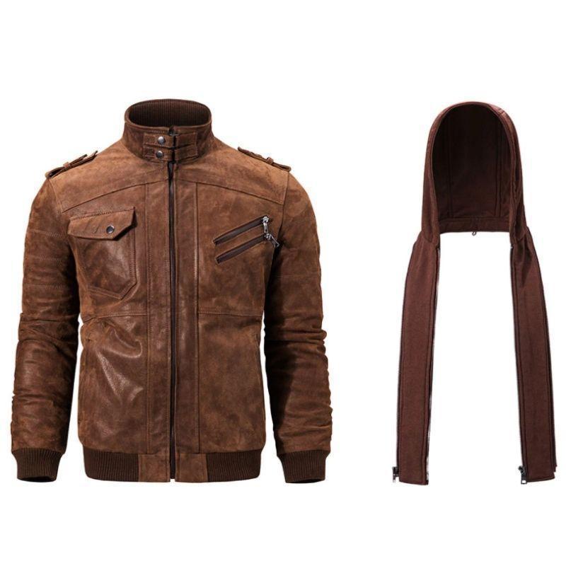 Veste en cuir d’inspiration steampunk