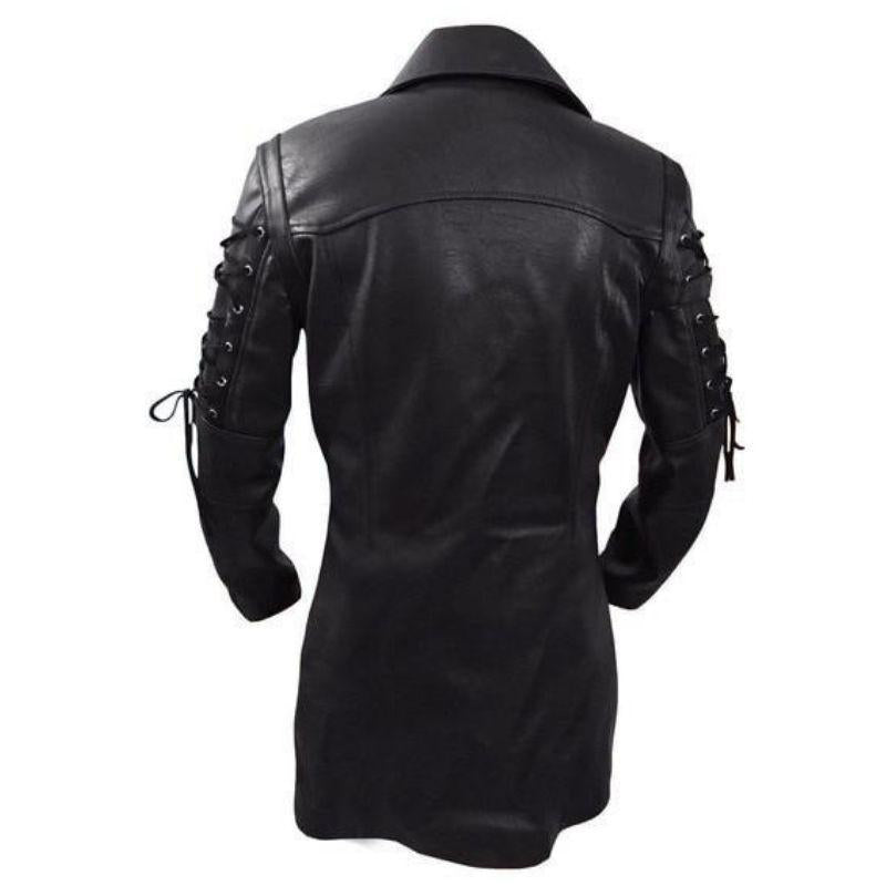 Veste en PU gothique steampunk