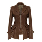 Veste en simili d’inspiration victorienne steampunk