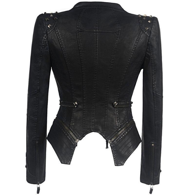 Veste féminine gothique en simili