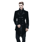 Veste gothique en velours pour homme