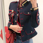 Veste gothique femme de style militaire