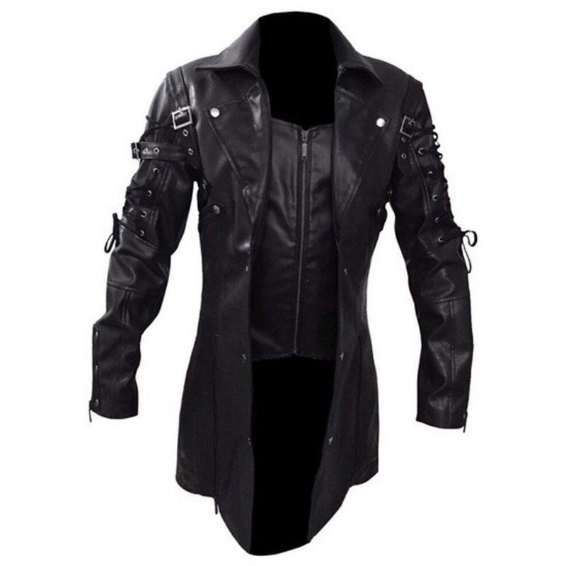 Veste gothique steampunk en PU