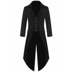 Veste gothique victorienne en queue-de-pie