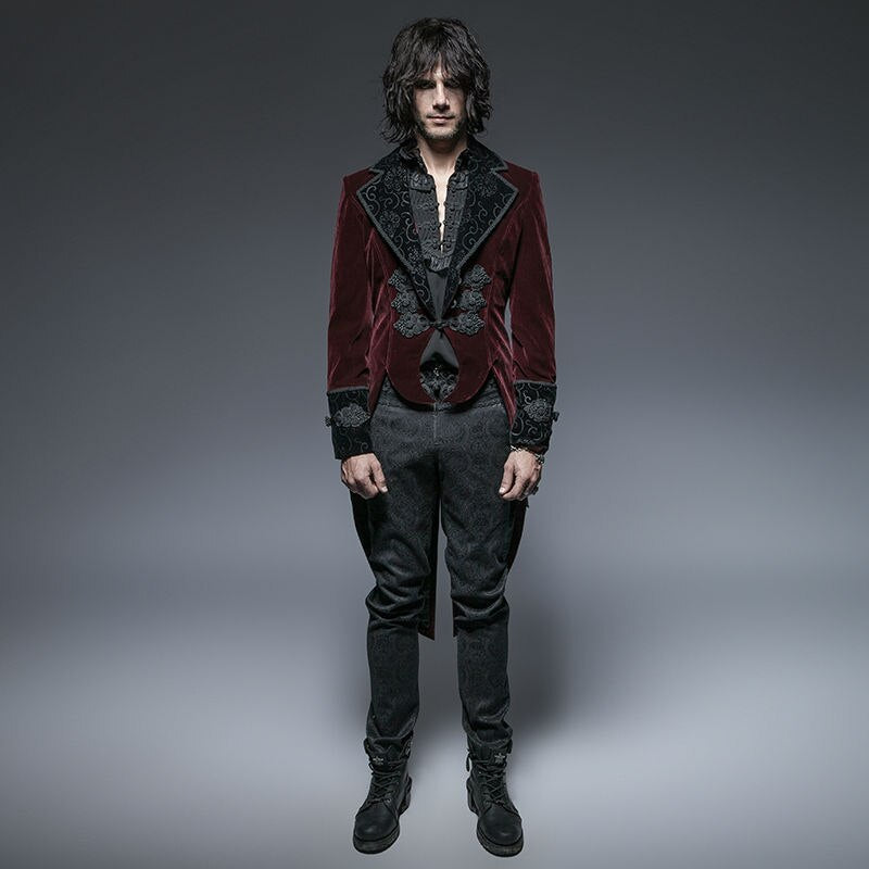 Veste gothique victorienne homme style steampunk