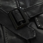Veste homme en PU au style steampunk
