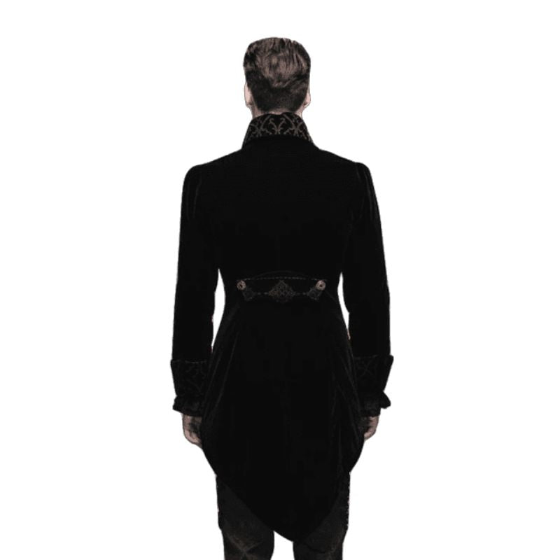 Veste homme gothique en velours
